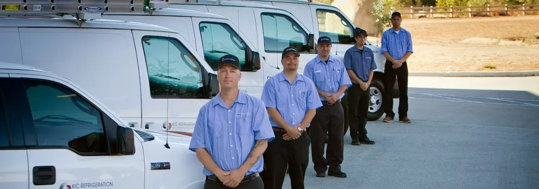 KIC Refrigeration crew ready for Mini Split Repair jobs across Rancho Calaveras